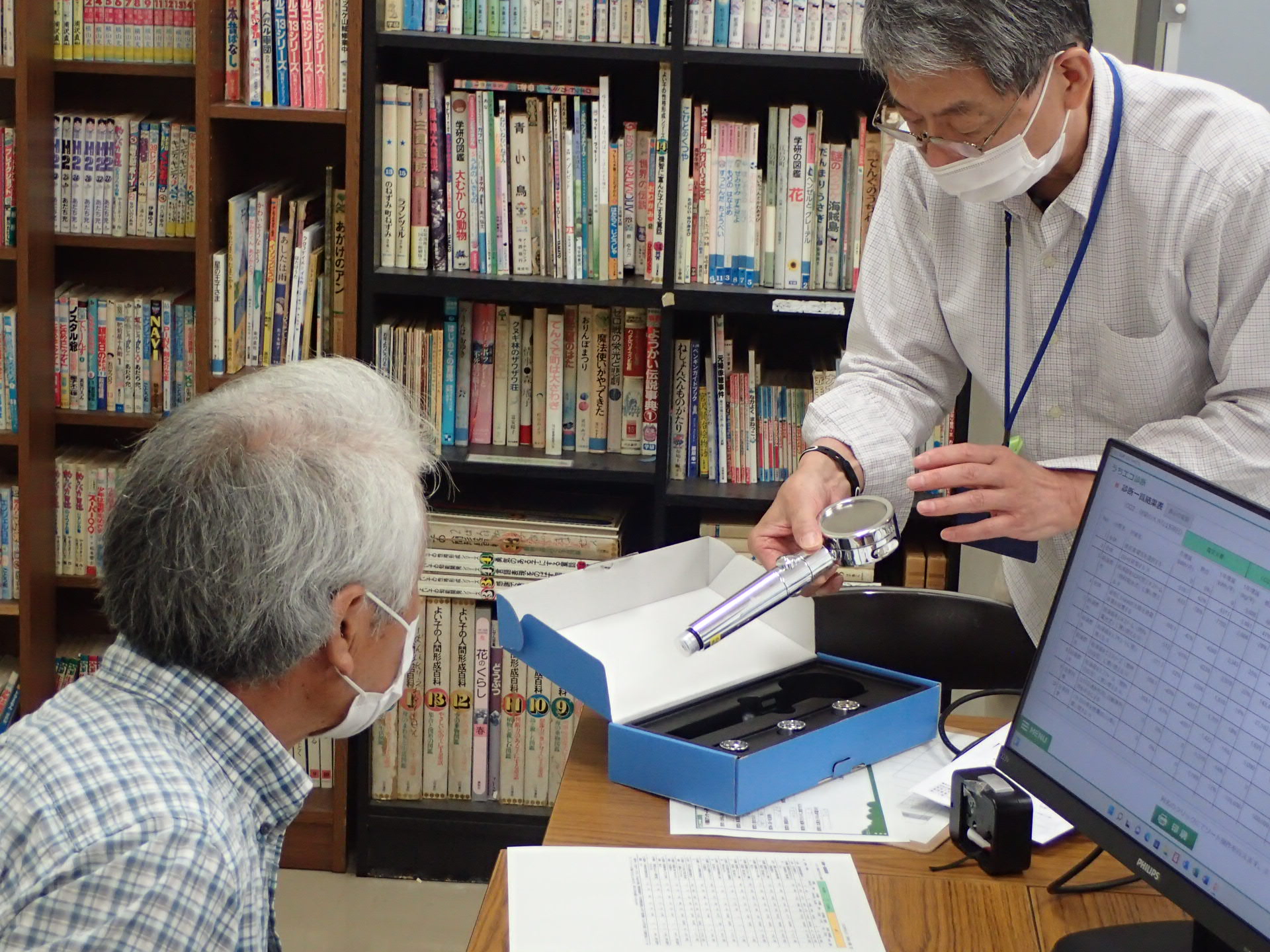 うちエコ診断の様子３