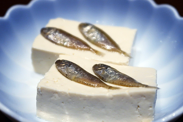 スクガラス豆腐